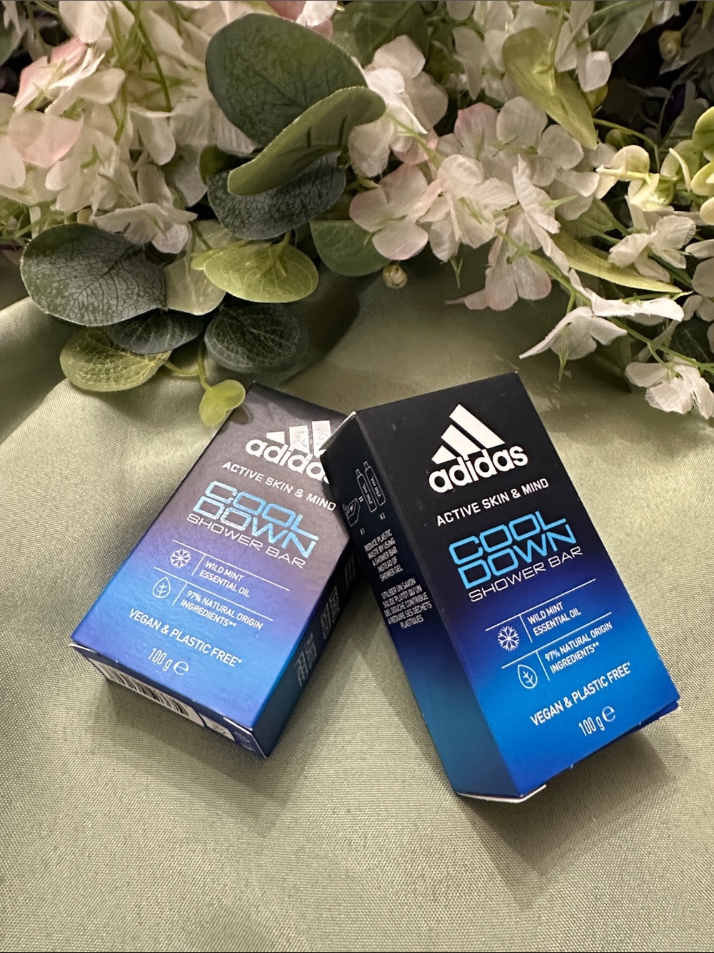 Adidas 2 bar bundle cool down shower bars plus free mystery gift